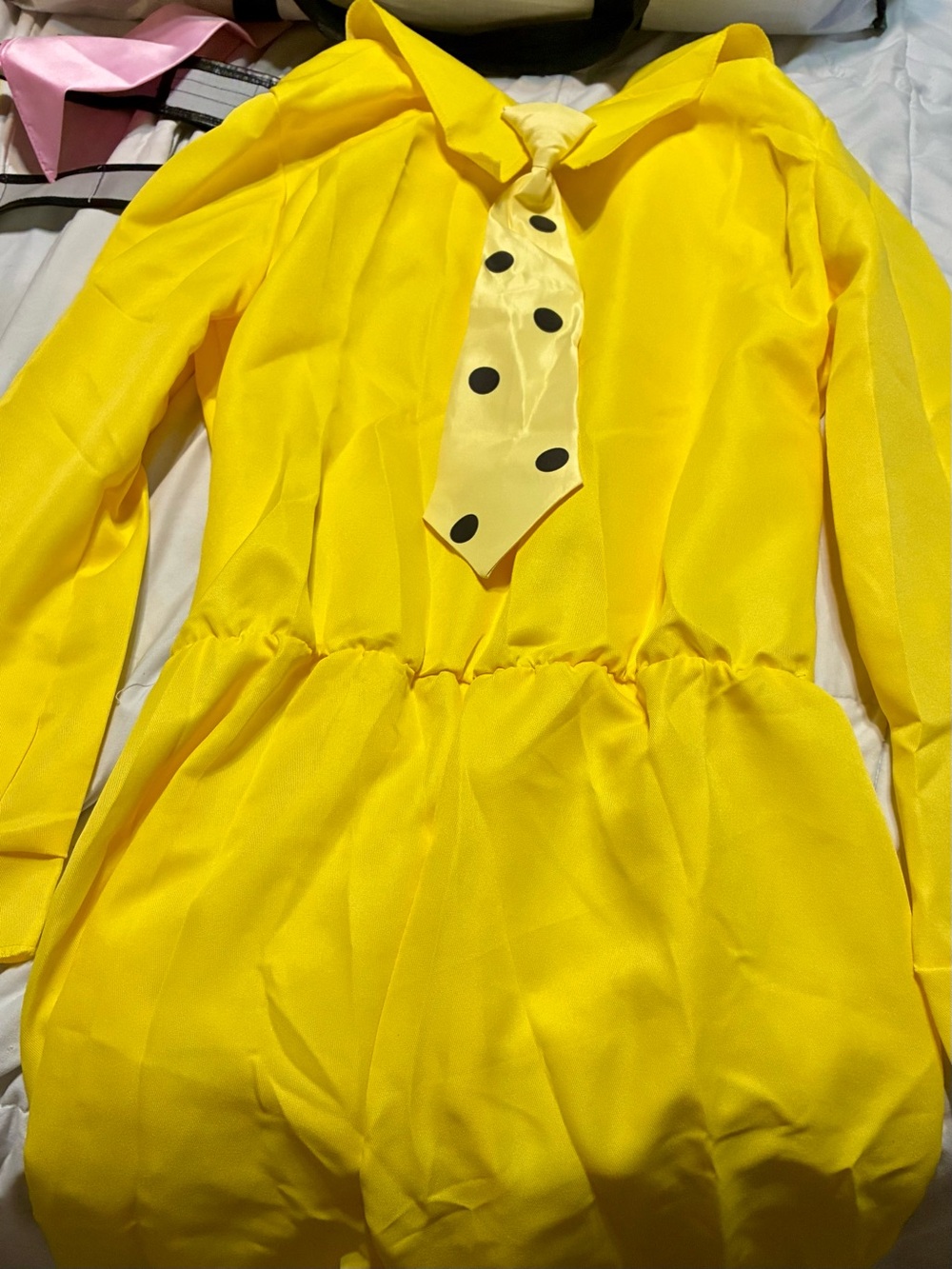 Curious George The Man in the Yellow Hat Costume Size S/M